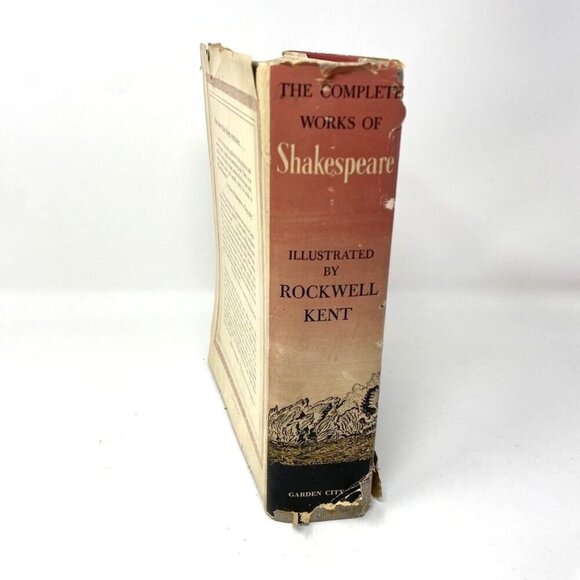 Vintage 1936 The Complete Works Of Shakespeare Illustrated By Rockwell Kent - Picture 2 of 10